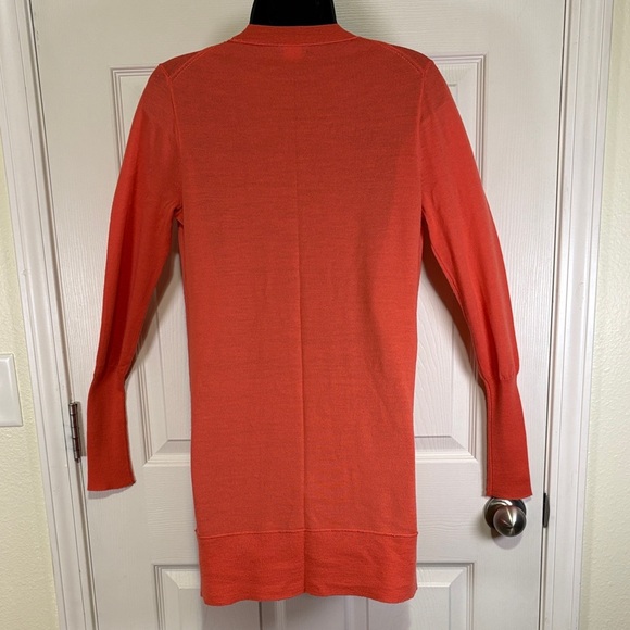J. Crew 100% Merino Wool Women's Salmon Cardigan Sweater Size Small - Picture 4 of 9